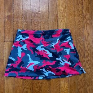 Camouflage Printed Skort